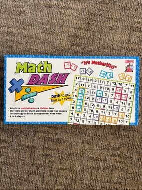 Math Dash Educational Game for Kids - Blue & Yellow